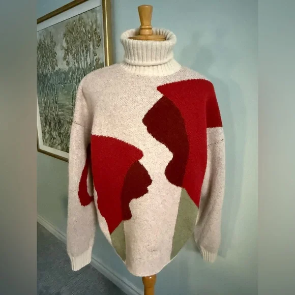 Another Girl Abstract Sweater - Picture 1 of 4